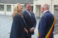 Une visite grand-ducale exceptionnelle à Frasnes-lez-Anvaing