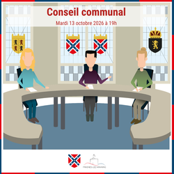 Conseil communal ce 13 octobre 2026 à 19h