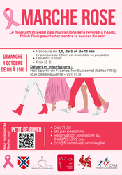 Octobre Rose à Frasnes-lez-Anvaing