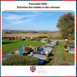 Toussaint 2026 : Entretien des tombes et des caveaux
