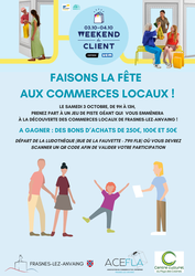 Week-end du client : Près de 20 commerces y participent !
