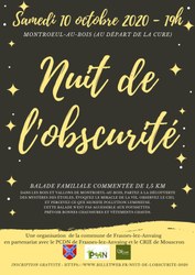 Nuit de l'obscurité à Montroeul-au-Bois