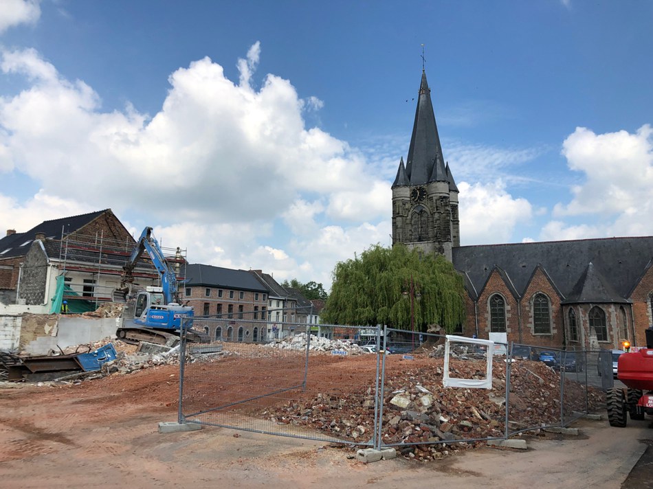 Démolition Grand-Place - Mercredi 29 mai 2019 - 11h